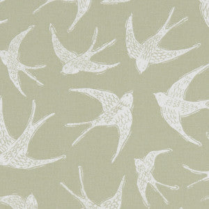Clarke And Clarke Fabric Fly Away Sage