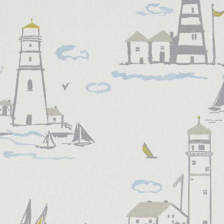 Lowestoft Mineral by Clarke And Clarke Designer Fabric CLARKE & CLARKE LAND & SEA COTTON - 100% Turkey MEDIUM Horizontal: 26.97 and Vertical: 24.8 54 - Swanky Fabrics -