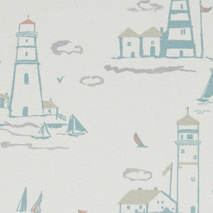 Clarke And Clarke Fabric Lowestoft Pastel