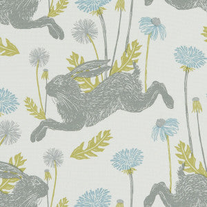 Clarke And Clarke Fabric March Hare Mineral