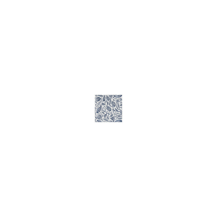 Trawler Navy by Clarke And Clarke Designer Fabric CLARKE & CLARKE LAND & SEA COTTON - 100% Turkey MEDIUM Horizontal: 13.5 and Vertical: 12.4 54 - Swanky Fabrics -