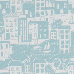 Clarke And Clarke Fabric Waterside Duckegg