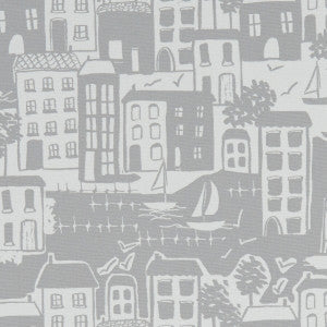 Clarke And Clarke Fabric Waterside Grey