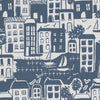 Clarke And Clarke Fabric Waterside Navy