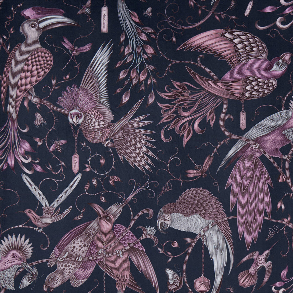 Audubon Velvet Pink by Clarke And Clarke Fabric Clarke And Clarke Fabric Audubon Velvet PinkFabric ANIMALIA BY EMMA J SHIPLEY FOR C&C POLYESTER - 100% Spain </p><p>Repeat: H: 54.33, V: 26.97 54 - Fabric Carolina -