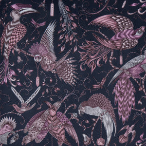 Clarke And Clarke Fabric Audubon Velvet Pink