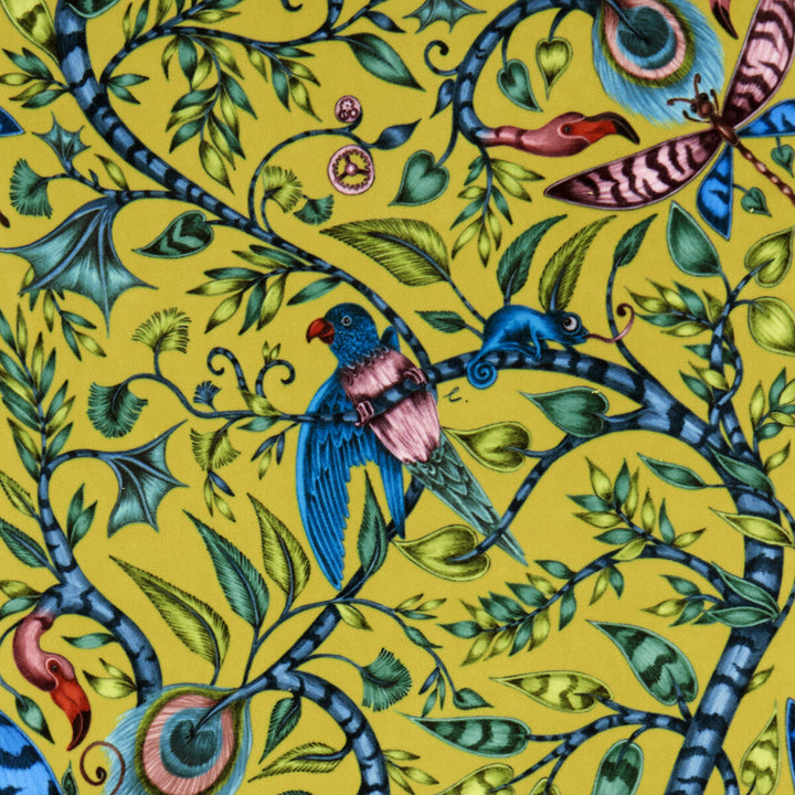 Rousseau Velvet Lime by Clarke And Clarke Fabric Clarke And Clarke Fabric Rousseau Velvet LimeFabric ANIMALIA BY EMMA J SHIPLEY FOR C&C POLYESTER - 100% Spain </p><p>Repeat: H: 13.58, V: 27 54 - Fabric Carolina -