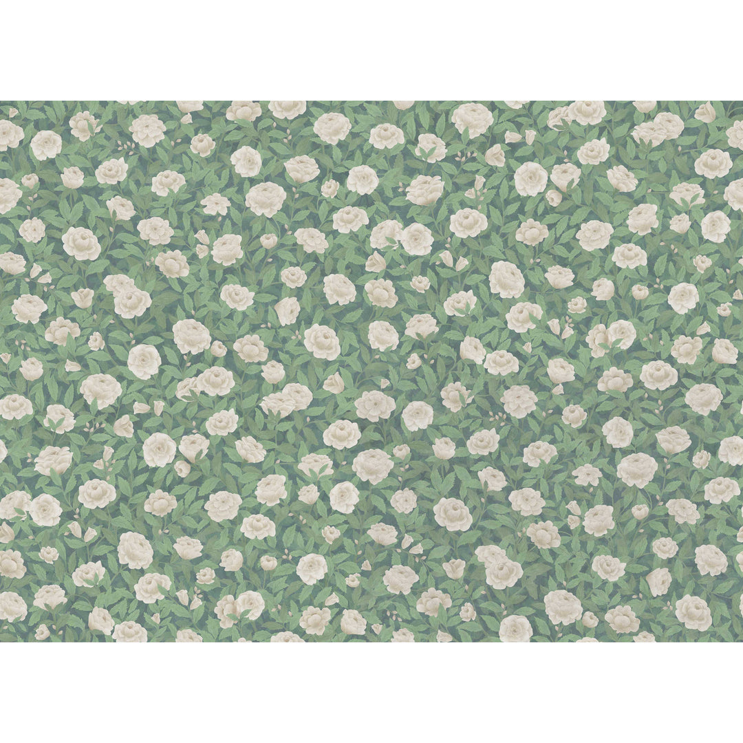 Cole & Son Fabric Idyll Roses Linen - Eaudenil