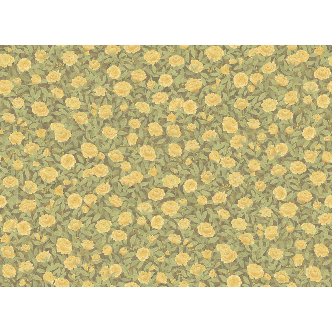 Cole & Son Fabric Idyll Roses Linen - Honey