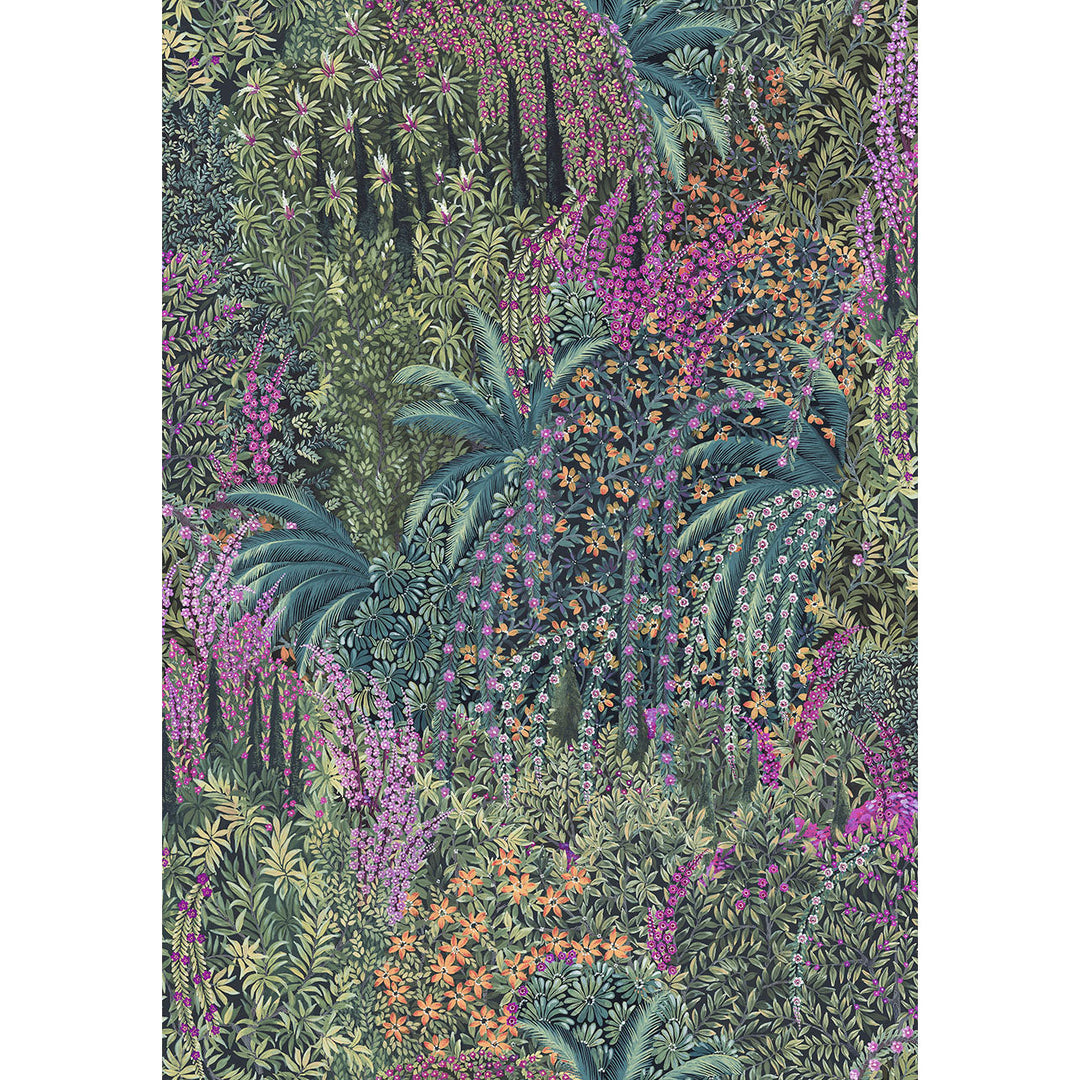 Cole & Son Fabric Cascade Linen - Teal