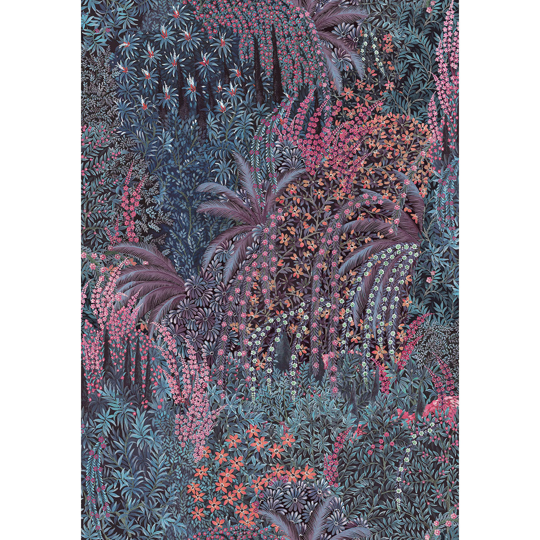 Cole & Son Fabric Cascade Linen - Violet