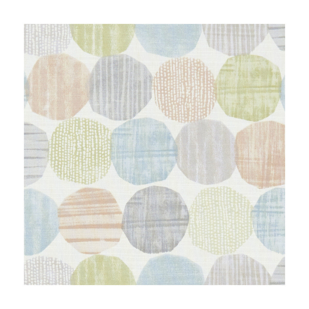 Stepping Stones Pastel by Clarke And Clarke Designer Fabric CLARKE & CLARKE ROOF GARDEN COTTON - 100% Turkey MEDIUM Horizontal: 27.17 and Vertical: 12.4 54 - Swanky Fabrics -