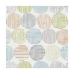 Clarke And Clarke Fabric Stepping Stones Pastel