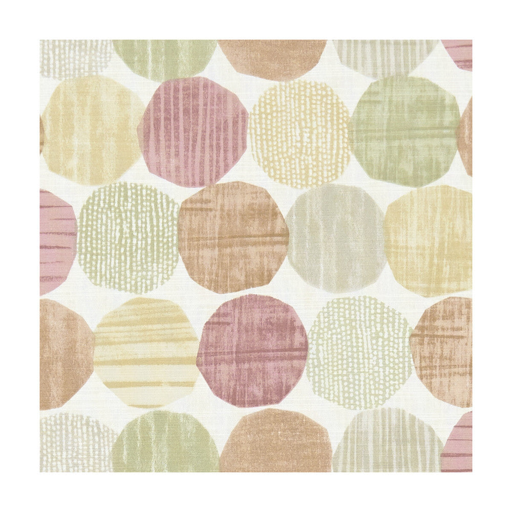 Stepping Stones Spice by Clarke And Clarke Designer Fabric CLARKE & CLARKE ROOF GARDEN COTTON - 100% Turkey MEDIUM Horizontal: 27.17 and Vertical: 12.4 54 - Swanky Fabrics -