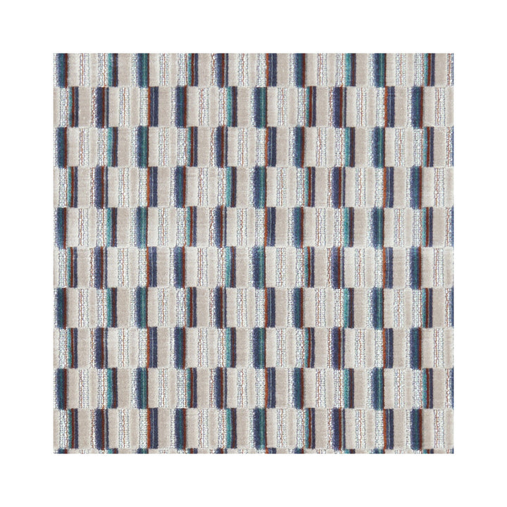 Cubis Kingfisher by Clarke And Clarke Fabric Clarke And Clarke Fabric Cubis KingfisherFabric CLARKE & CLARKE KALEIDOSCOPE POLYESTER - 56%;VISCOSE - 36%;COTTON - 8% India </p><p>Repeat: H: 2.24, V: 2.28 54 - Fabric Carolina -