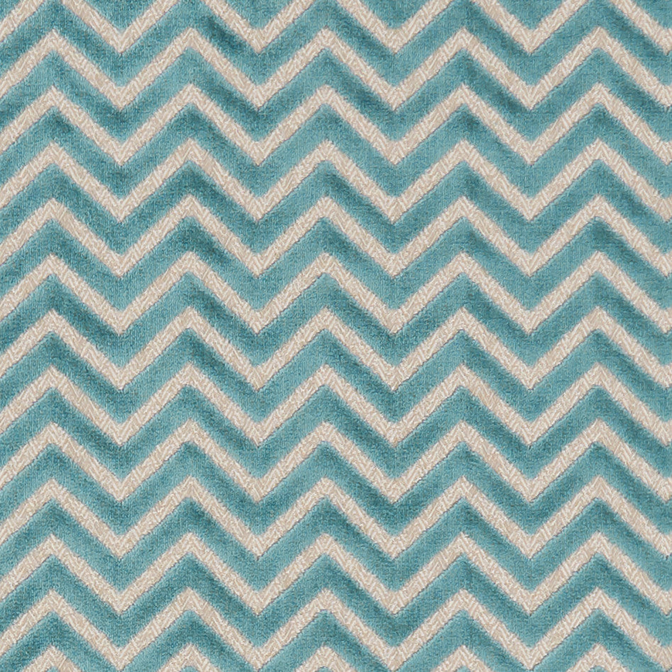 F1243 12 Prisma Teal by Clarke and Clarke Designer Fabric CLARKE & CLARKE POLYESTER - 59%;VISCOSE - 41% India HEAVY Horizontal: 2.28 and Vertical: 1.02 54 - Swanky Fabrics -