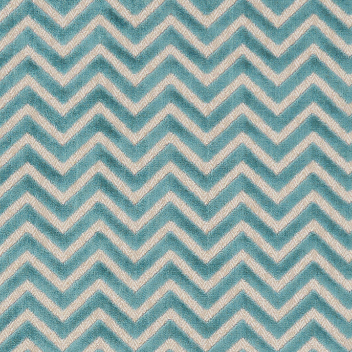 F1243 12 Prisma Teal by Clarke and Clarke Designer Fabric CLARKE & CLARKE POLYESTER - 59%;VISCOSE - 41% India HEAVY Horizontal: 2.28 and Vertical: 1.02 54 - Swanky Fabrics -