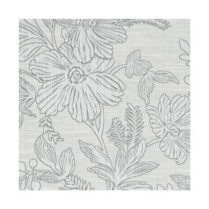 Clarke And Clarke Fabric Hollyhurst Silver
