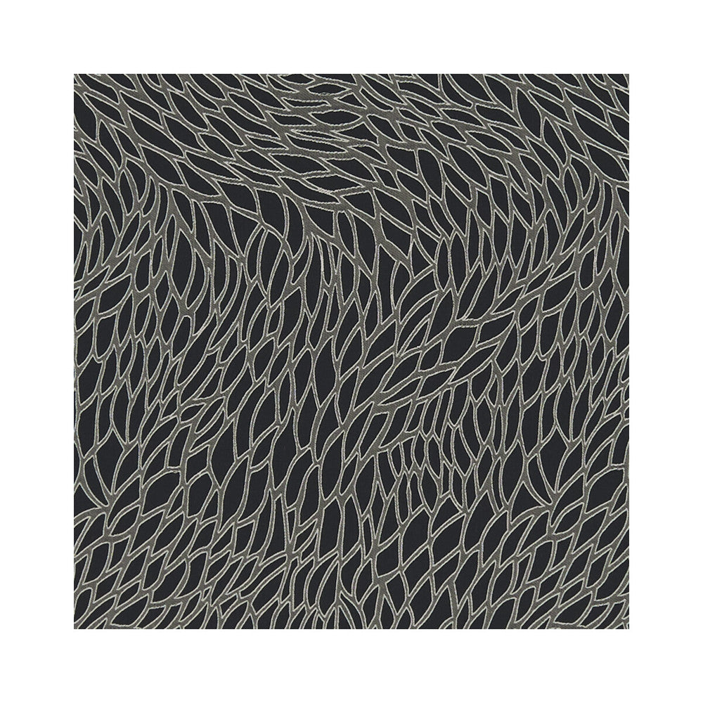 Corallino Nero by Clarke And Clarke Designer Fabric CLARKE & CLARKE LUSSO 2 COTTON - 53%;POLYESTER - 47% India MEDIUM Horizontal: 9.17 and Vertical: 20.67 54 - Swanky Fabrics -