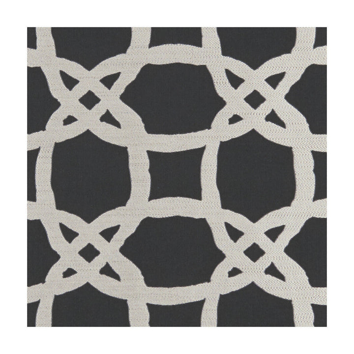 Fascino Nero by Clarke And Clarke Designer Fabric CLARKE & CLARKE LUSSO 2 POLYESTER - 71%;COTTON - 29% India - Horizontal: 6.77 and Vertical: 6.3 54 - Swanky Fabrics -