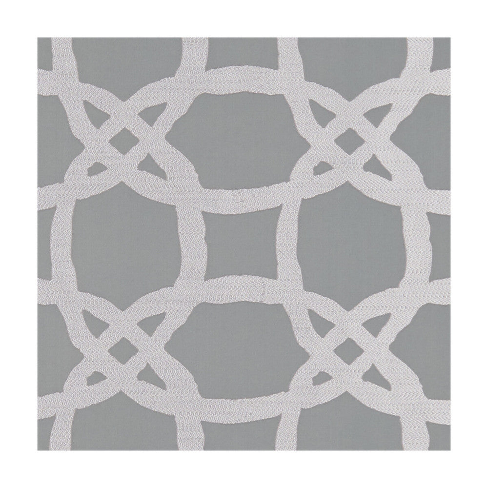 Fascino Pewter by Clarke And Clarke Designer Fabric CLARKE & CLARKE LUSSO 2 POLYESTER - 71%;COTTON - 29% India Horizontal: 6.77 and Vertical: 6.3 54 - Swanky Fabrics -