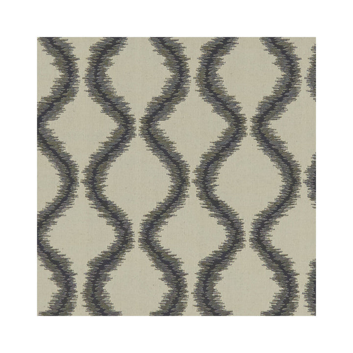 Solare Nero by Clarke And Clarke Designer Fabric CLARKE & CLARKE LUSSO 2 POLYESTER - 57%;COTTON - 43% India - Horizontal: 9.09 and Vertical: 11.1 54 - Swanky Fabrics -