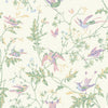 Cole & Son Fabric Hummingbirds Cotton Print - Blush/Sage