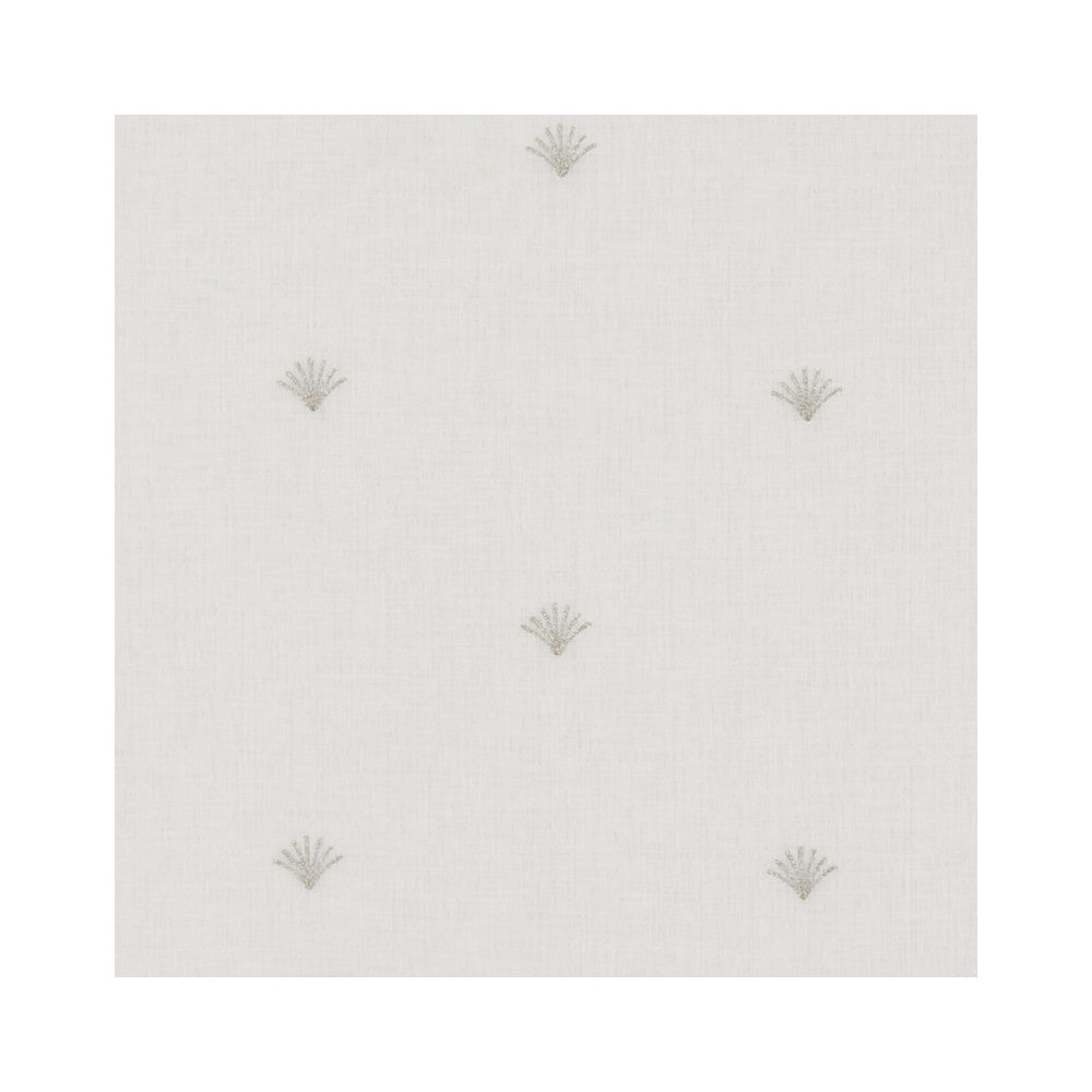 Fino Gilver by Clarke And Clarke Designer Fabric CLARKE & CLARKE LUSSO SHEERS POLYESTER - 100% India - Horizontal: 6.3 and Vertical: 6.69 110 - Swanky Fabrics -