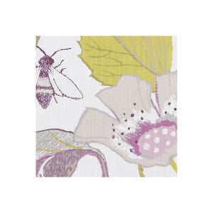 Clarke And Clarke Fabric Lotus Damson/Jade