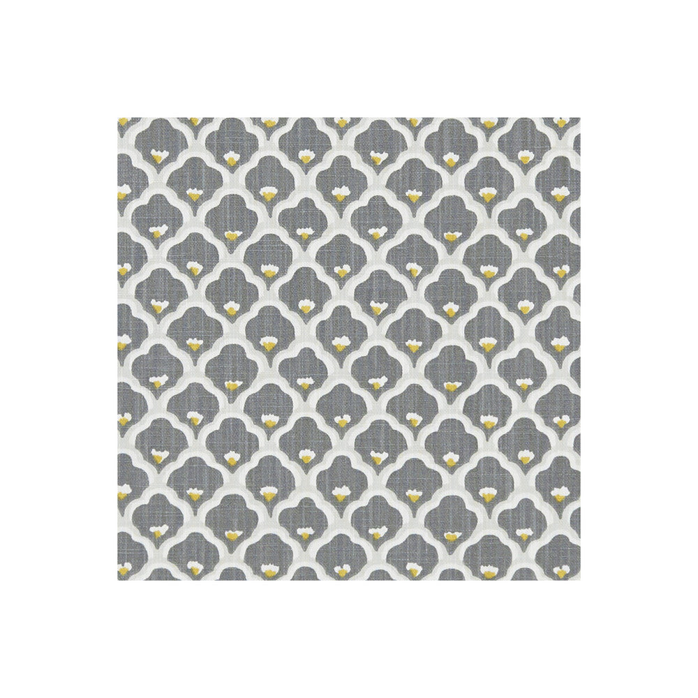 Sensu Charcoal by Clarke And Clarke Designer Fabric CLARKE & CLARKE ORIENTAL GARDEN COTTON - 90%;LINEN - 10% United Kingdom MEDIUM Horizontal: 4.41 and Vertical: 3.11 54 - Swanky Fabrics -