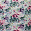 Clarke And Clarke Fabric Fiore Slate/Amethyst