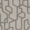 Clarke And Clarke Fabric Labyrinth Charcoal