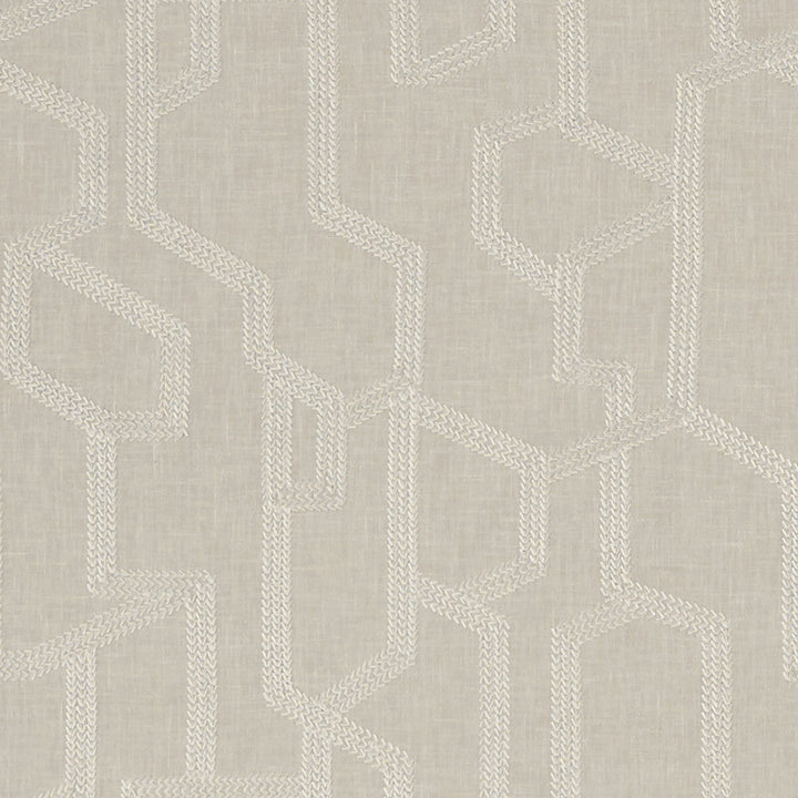Labyrinth Linen by Clarke And Clarke Fabric Clarke And Clarke Fabric Labyrinth LinenFabric CLARKE & CLARKE EXOTICA POLYESTER - 52%;COTTON - 48% India </p><p>Repeat: H: 12.875, V: 12.5 54 - Fabric Carolina -