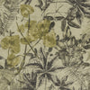 Clarke And Clarke Fabric Madagascar Charcoal/Charteuse