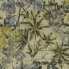 Clarke And Clarke Fabric Madagascar Mineral/Citron