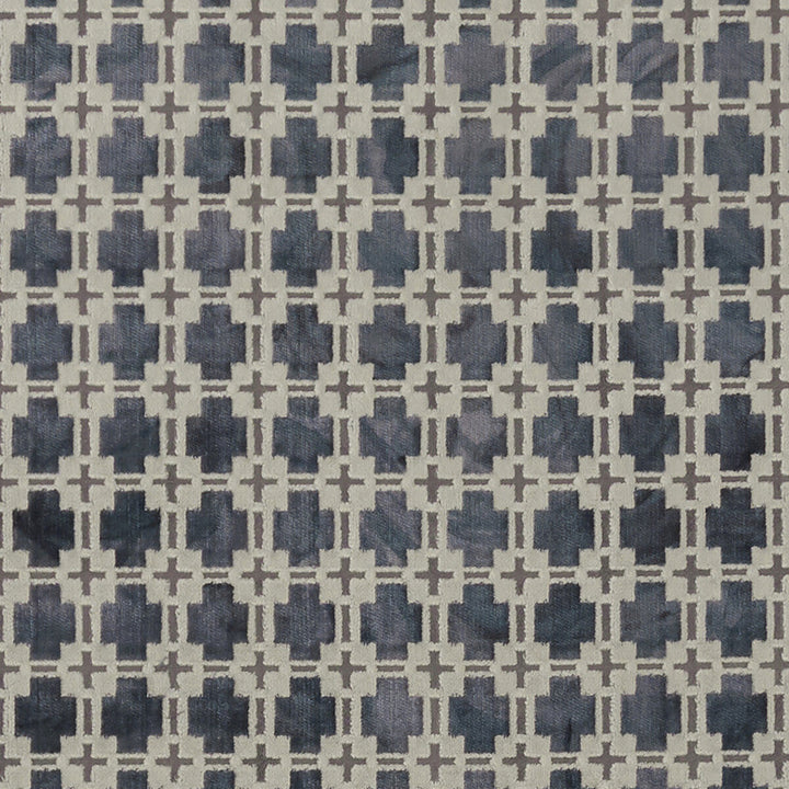 Maui Slate by Clarke And Clarke Designer Fabric CLARKE & CLARKE EXOTICA VISCOSE - 48%;LINEN - 21%;POLYESTER - 19%;COTTON - 12% India HEAVY Horizontal: 1.5 and Vertical: 1.875 54 - Swanky Fabrics -