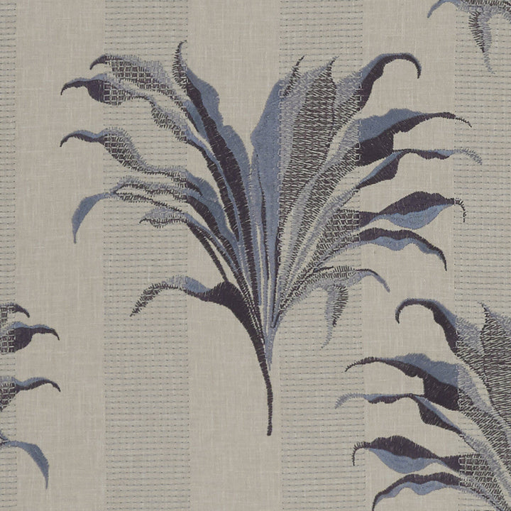 Palma Denim/Midnight by Clarke And Clarke Fabric Clarke And Clarke Fabric Palma Denim/MidnightFabric CLARKE & CLARKE EXOTICA POLYESTER - 52%;COTTON - 48% India </p><p>Repeat: H: 17, V: 12.875 54 - Fabric Carolina -
