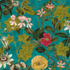 Clarke And Clarke Fabric Passiflora Kingfisher