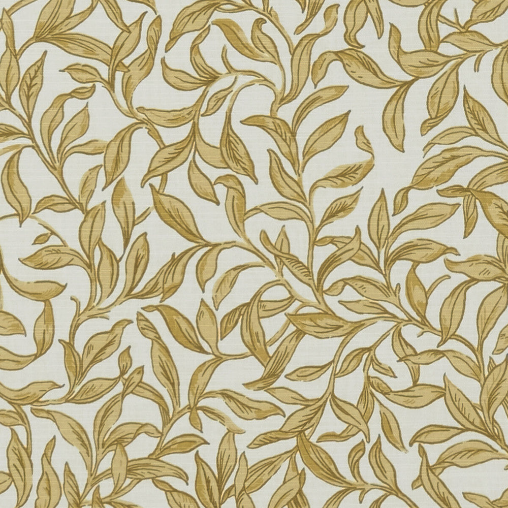 Entwistle Gold by Clarke And Clarke Designer Fabric CLARKE & CLARKE SHERWOOD COTTON - 100% Turkey MEDIUM Horizontal: - and Vertical: - 54 - Swanky Fabrics -