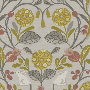 Clarke And Clarke Fabric Forester Ochre