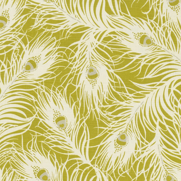 Harper Chartreuse by Clarke And Clarke Designer Fabric CLARKE & CLARKE SHERWOOD COTTON - 100% Turkey MEDIUM Horizontal: and Vertical: 54 - Swanky Fabrics -