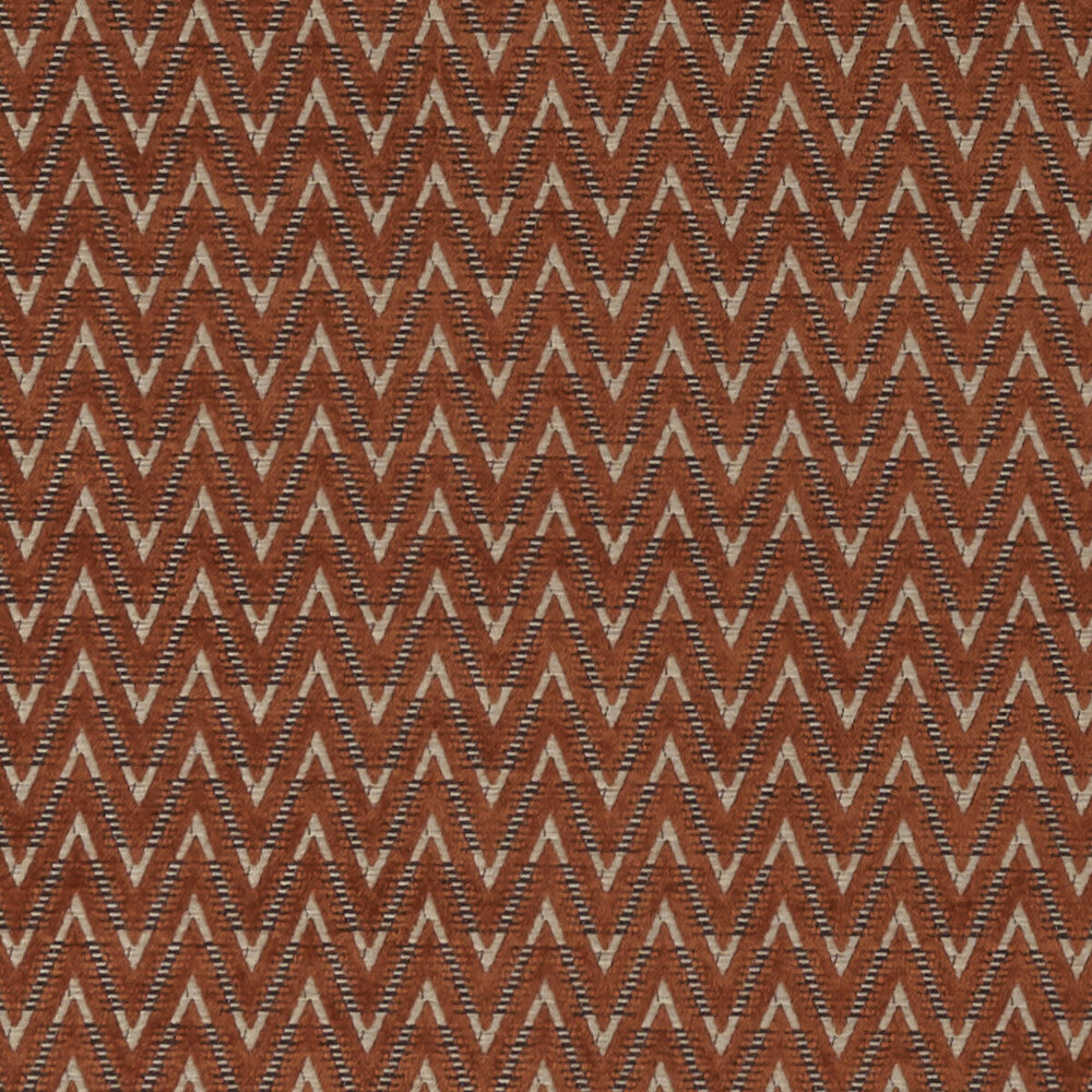 Zion Spice by Clarke And Clarke Designer Fabric CLARKE & CLARKE AVALON VISCOSE - 43%;COTTON - 33%;POLYESTER - 24% Turkey MEDIUM Horizontal: 1.375 and Vertical: 1 54 - Swanky Fabrics -