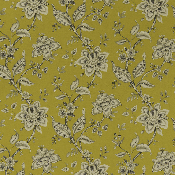 Palampore Chartreuse by Clarke And Clarke Designer Fabric CLARKE & CLARKE EDEN COTTON - 90%;LINEN - 10% Spain MEDIUM Horizontal: 17.75 and Vertical: 16.625 54.375 - Swanky Fabrics -