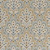 Clarke And Clarke Fabric Persia Teal/Spice