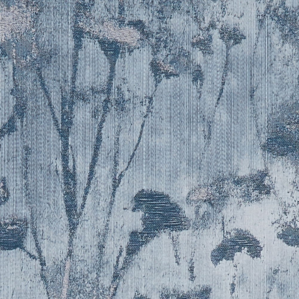 Silhouette Denim by Clarke And Clarke Designer Fabric CLARKE & CLARKE DIFFUSION POLYESTER - 51%;COTTON - 26%;NYLON - 23% India - Horizontal: 18.25 and Vertical: 25.188 54.75 - Swanky Fabrics -