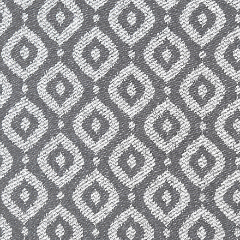 Soraya Charcoal by Clarke And Clarke Designer Fabric CLARKE & CLARKE PRINCE OF PERSIA POLYESTER - 64%;VISCOSE - 25%;LINEN - 11% India HEAVY Horizontal: 6.938 and Vertical: 7.125 55.625 - Swanky Fabrics -