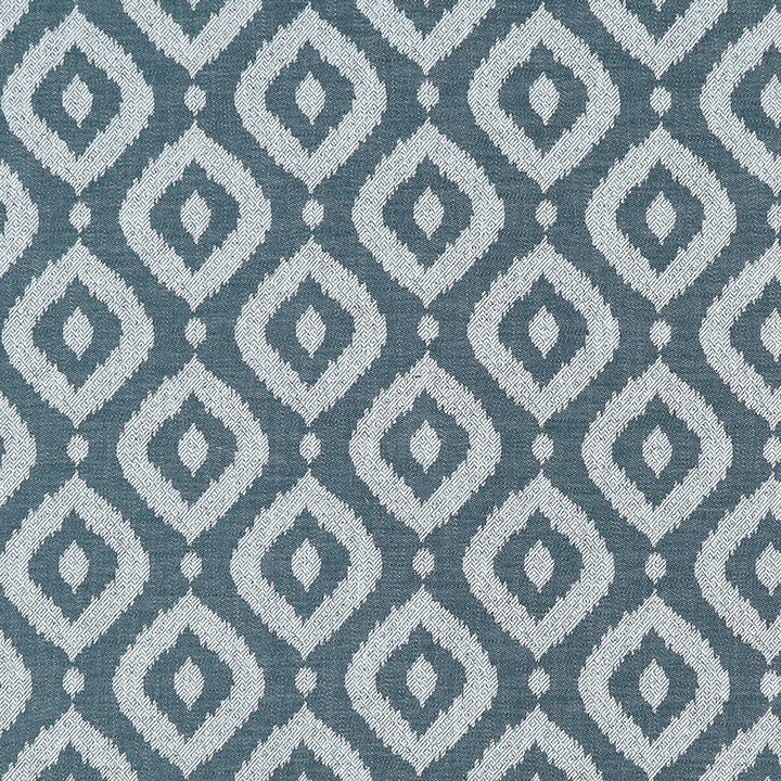 Soraya Denim by Clarke And Clarke Designer Fabric CLARKE & CLARKE PRINCE OF PERSIA POLYESTER - 64%;VISCOSE - 25%;LINEN - 11% India HEAVY Horizontal: 6.938 and Vertical: 7.125 55.625 - Swanky Fabrics -