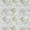 Clarke And Clarke Fabric Otis Chartreuse/Charcoal