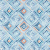 Clarke And Clarke Fabric Otis Denim/Spice