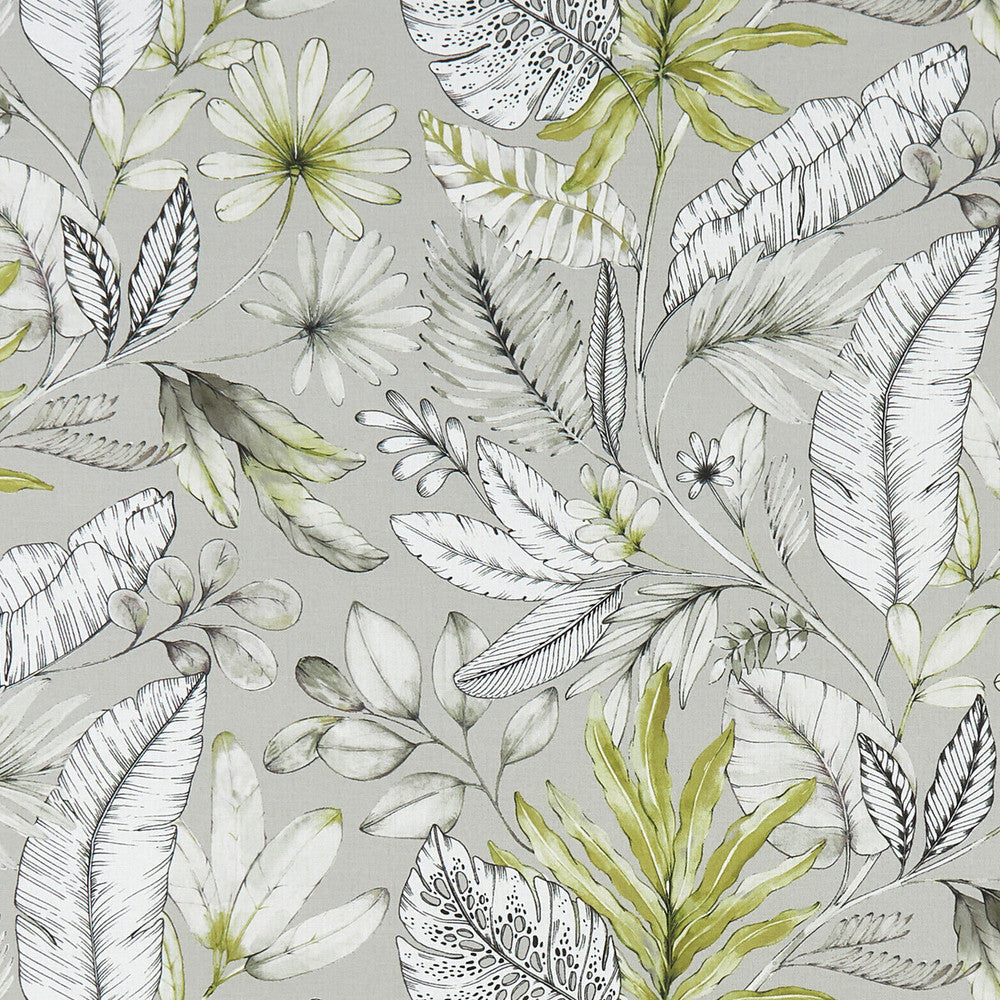 Tropicana Smoke by Clarke And Clarke Fabric Clarke And Clarke Fabric Tropicana SmokeFabric CLARKE & CLARKE PALMERO COTTON - 100% Spain </p><p>Repeat: H: 18, V: 22.125 54 - Fabric Carolina -